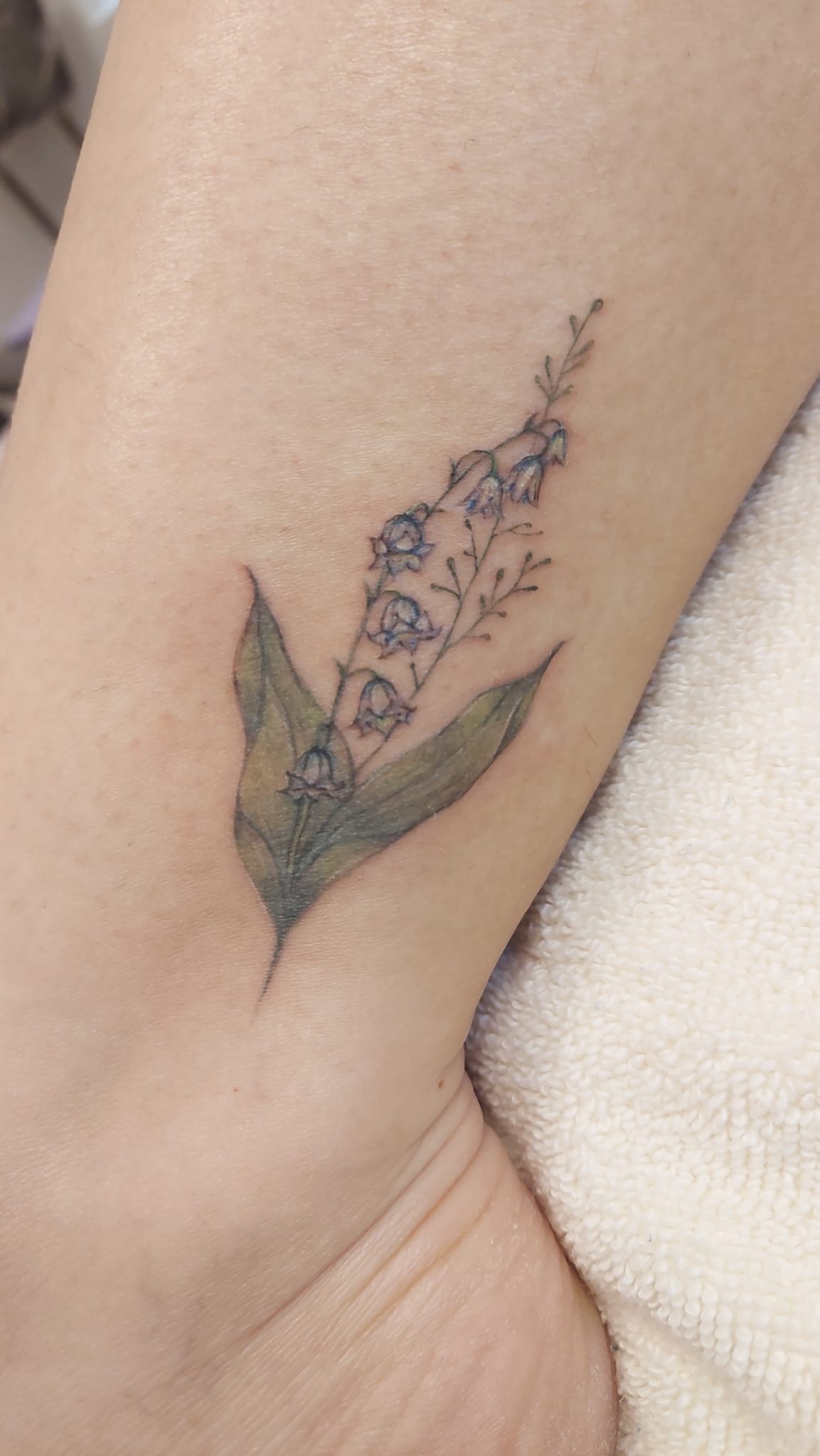 Floral tatoo Edmonton