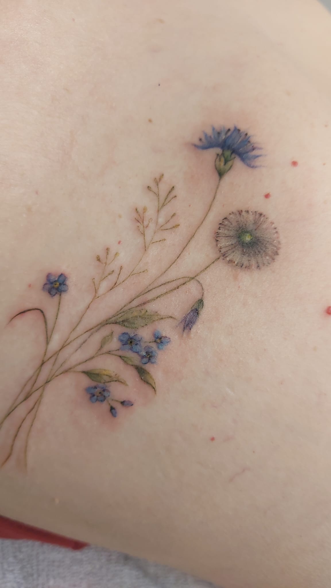 Floral tatoo Edmonton